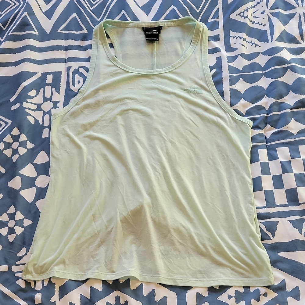 The North Face Light Green Tank Top